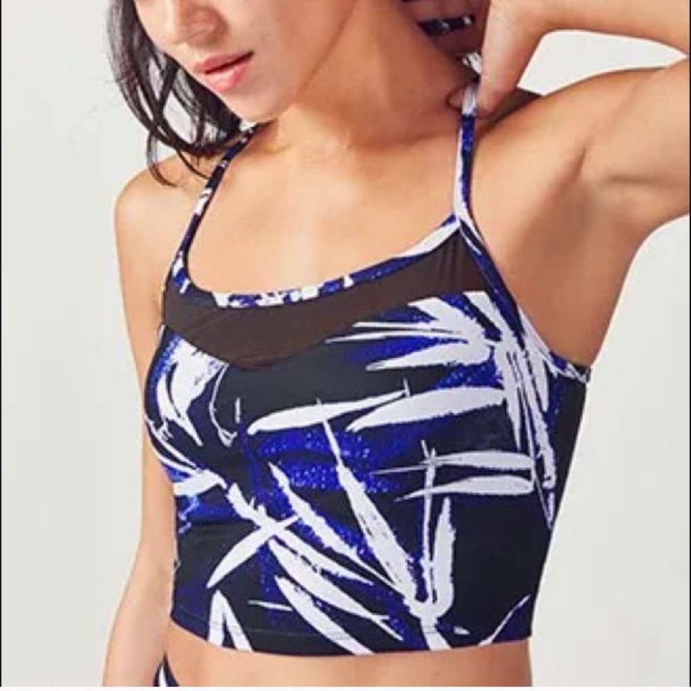 Fabletics Marcela Mesh Midi Workout Sports Bra